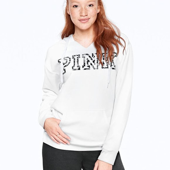 VS PINK EVERYDAY LOUNGE NOTCH NECK CAMPUS PULLOVER - Picture 2 of 3